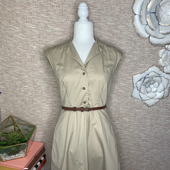 Ann Taylor Dresses & Skirts - [Ann Taylor] Belted Safari Dress